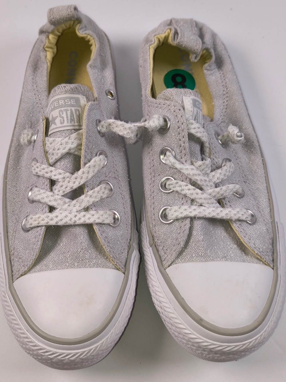 Converse Chuck Taylor All Star Gray Slip On Sneakers Women’s 8
